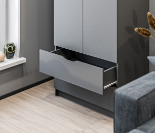 Шкаф с ящиками Бруклин СБ-3345