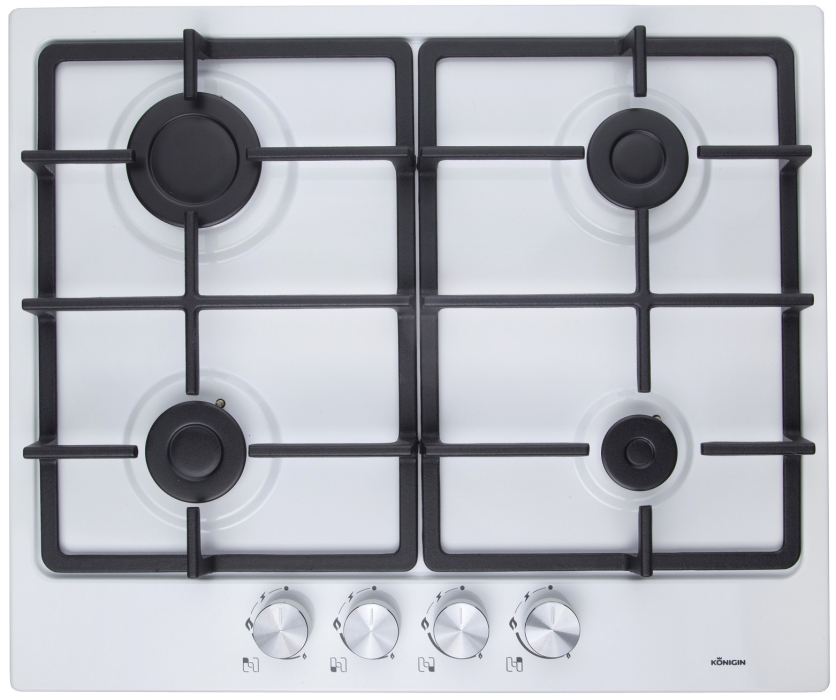 Встраиваемые варочные панели, Газовая варочная панель Konigin Spark 604 WH