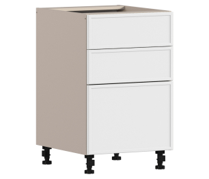 Квадро стол 3 ящ 50х82 см