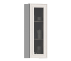 Классика, Классика шкаф навесной со стеклом 1 дв 28х93 см