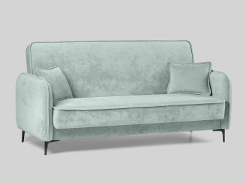Прямой диван Капри, велюр
