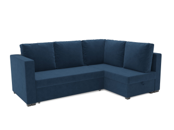 Угловой диван Монако, велюр Luna
