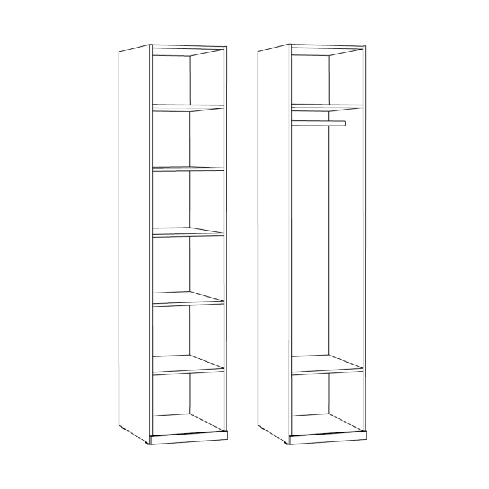 Для одежды, Шкаф-пенал Амьен 16.309.01