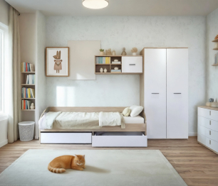 Шкаф 2-х дверный Мамбо СБ-2371