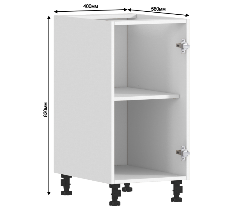 Корпус, Регина корпус для стола 1 дв 40х82 см