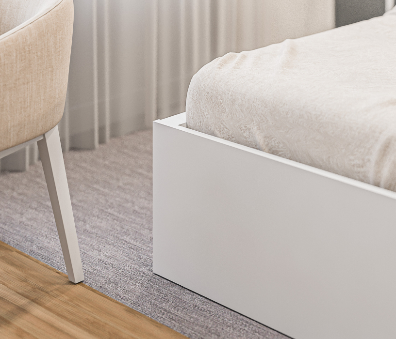 Кровати 140 см, Леон/Бруклин СБ-3368 Кровать с матрасом Тропикана-Боннет плюс 1400*2000