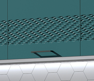 Кухня Лагуна 1,5м МДФ