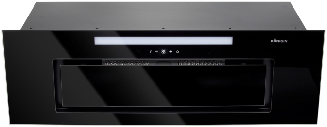 Кухонная вытяжка Navi Black Glass 90