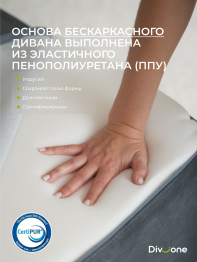 Бескаркасный диван-кровать Дадли 2000*1050мм., велюр