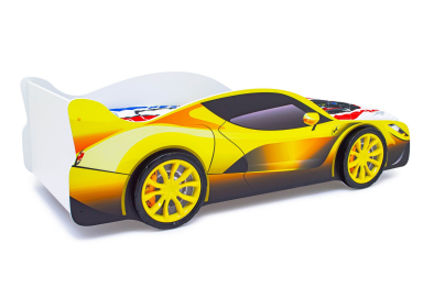 Детская кровать-машина Бельмарко "Феррари", с матрасом Бельмарко "Дельта"