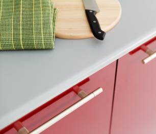 Кухня Элен Белый / Бордо 1,7 м