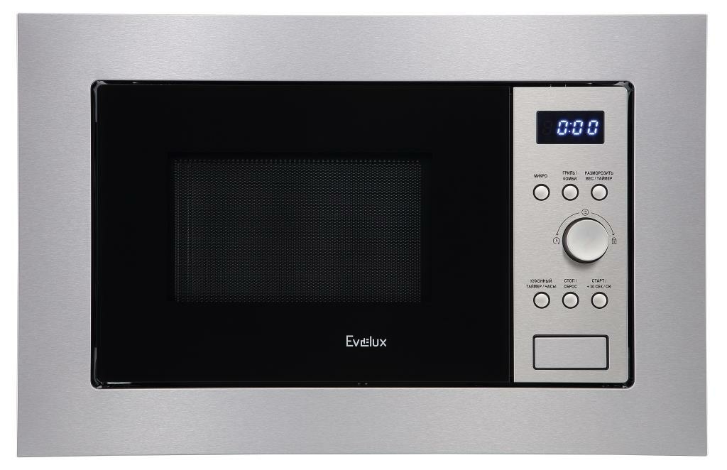Встраиваемые микроволновые печи, Встраиваемая микроволновая печь EVELUX MW 20 X