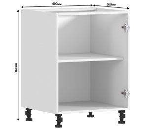 Регина корпус для стола 1 дв 60х82 см