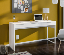 Прямые компьютерные столы, Стол Мика СБ-3310 Белый