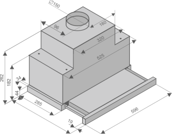 Кухонная вытяжка Konigin Rumina 60