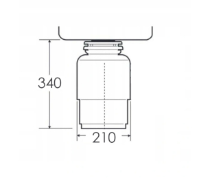 Измельчитель пищевых отходов EMAR 390A