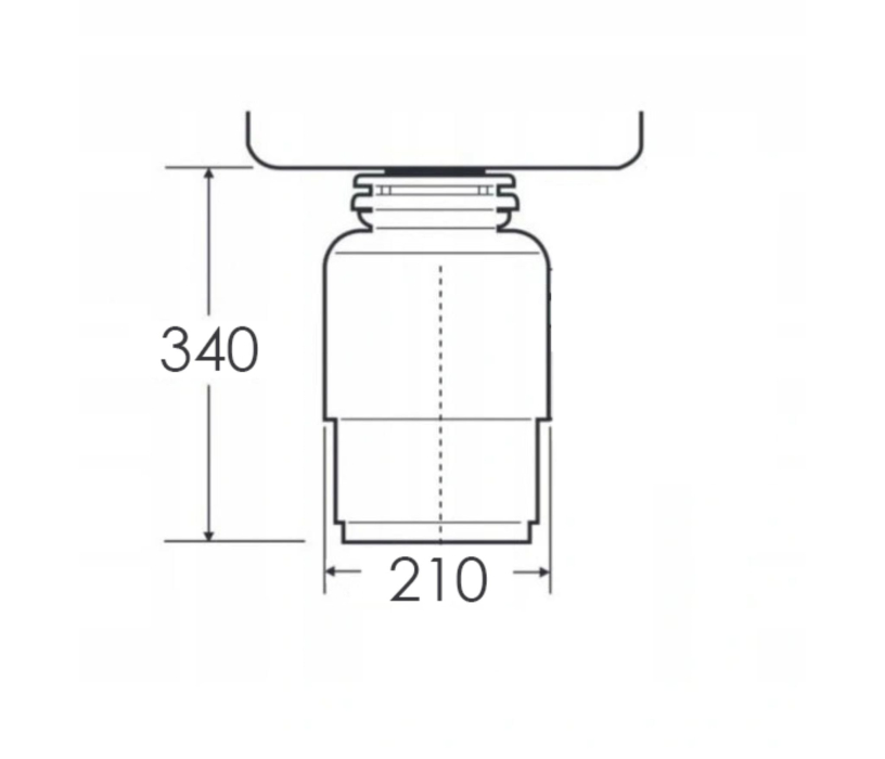 Ручки и комплектующие, Измельчитель пищевых отходов EMAR 390A