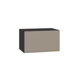 Шкаф навесной Сидней 16.314.05, антрацит, веллюто капучино