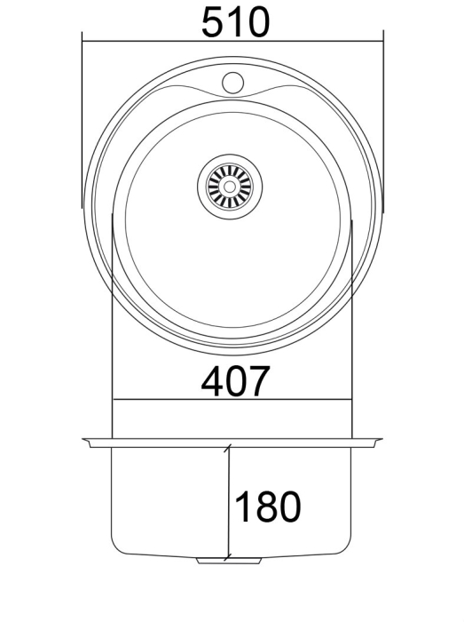 Кухонные мойки, Мойка ЕМАР ЕМ-510С 