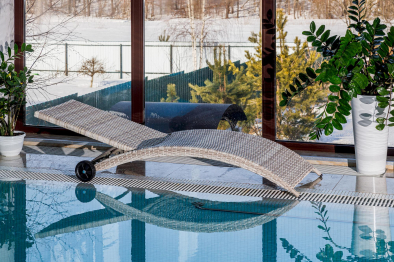 Шезлонг AGATA бежевый без матраса