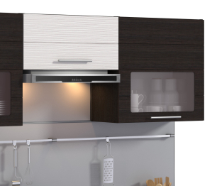 Кухонный гарнитур Милена Дуб Феррара/Онденс/Венге 2,4 м