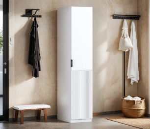 Шкаф однодверный Макс 500 мм, вариант №3 (ЛДСП/МДФ)