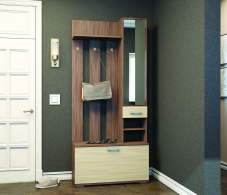 Прихожие, Прихожая Ника с зеркалом ЛДСП