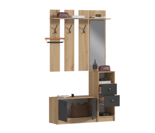 Прихожая Сидней 2 Дуб дикий/Диамант серый