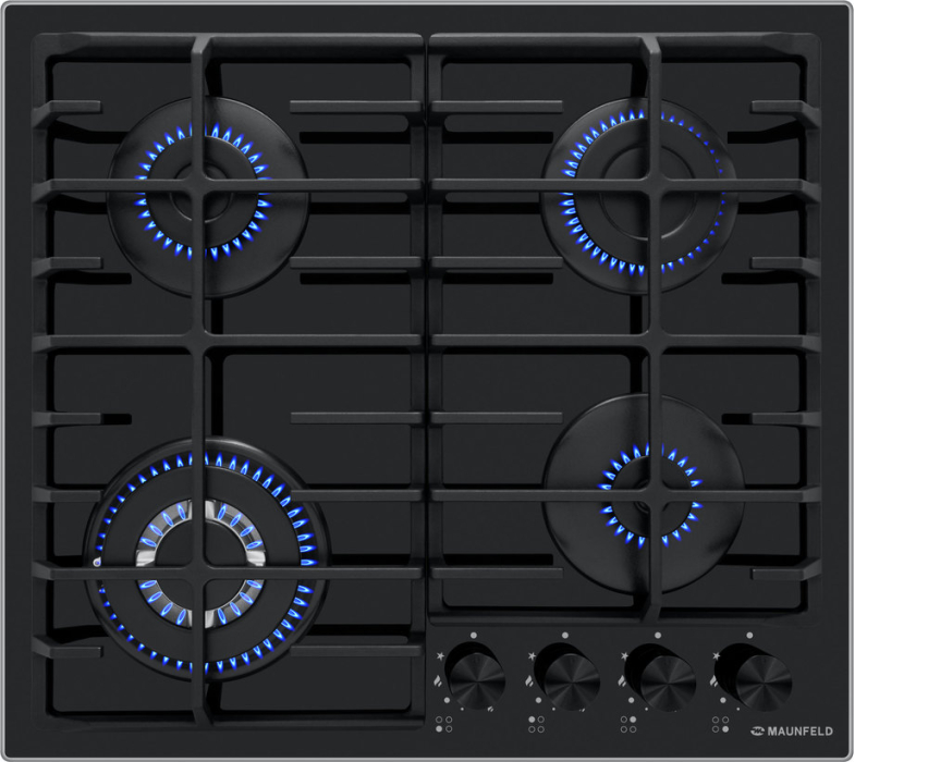 Встраиваемые варочные панели, Варочная панель газовая MAUNFELD EGHG.64.63