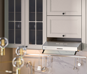 Кухонный гарнитур Регина Белый/МДФ MODERN Кашемир 2 м