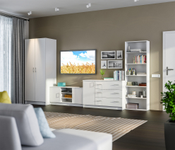 Гостиная Терра (Лофт) Белая