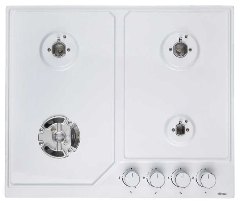 Встраиваемые варочные панели, Газовая варочная панель Konigin Blaze 604 Эмаль