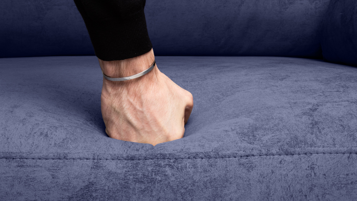 Диваны угловые в гостиную, Диван угловой Trump, велюр