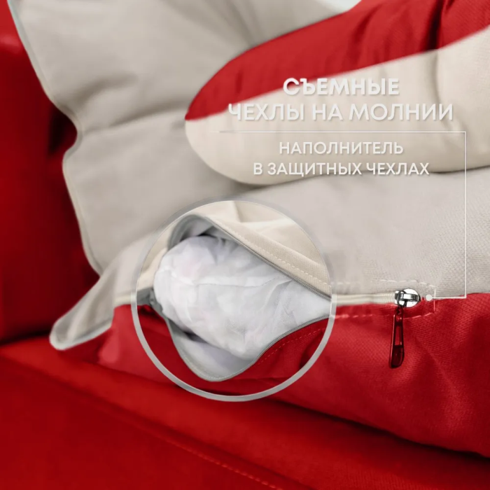 Диваны прямые, Бескаркасный диван-кровать Клиффорд 2000*930 мм велюр