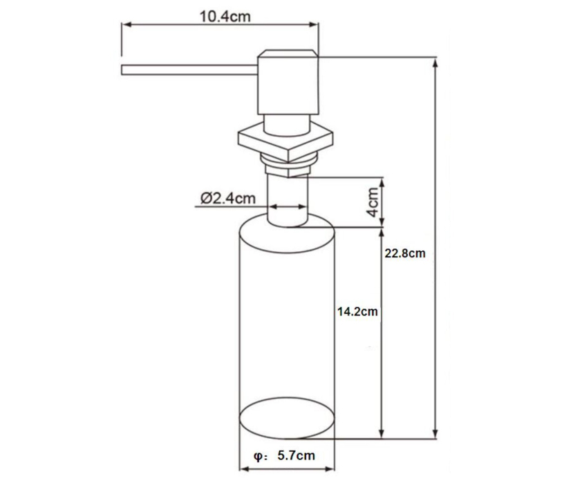 Ручки и комплектующие, Дозатор OL-401FS