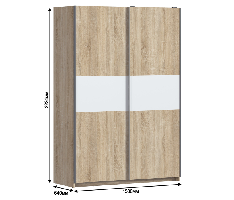 Шкафы-купе, Шкаф-купе (1500) Мамбо СБ-2907