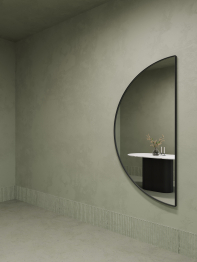 Зеркало рамное настенное в виде полукруга RONTUS M, 160*80 см