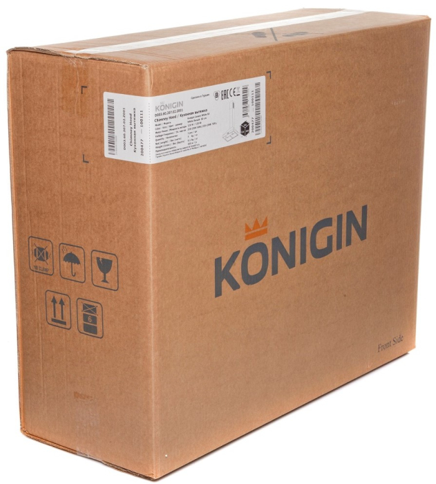 Вытяжки, Кухонная вытяжка Canary Black 60