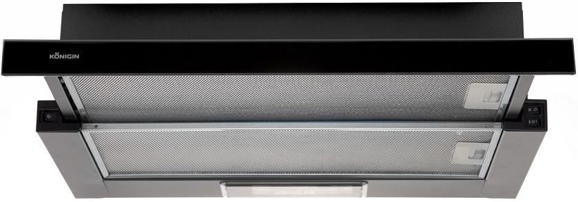 Вытяжки, Кухонная вытяжка Konigin Helena Black Glass 60