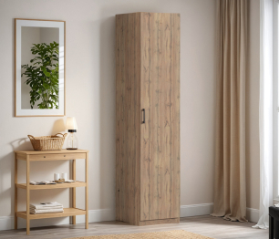 Шкаф однодверный Макс 500 мм, вариант №4 (ЛДСП, дуб вотан)