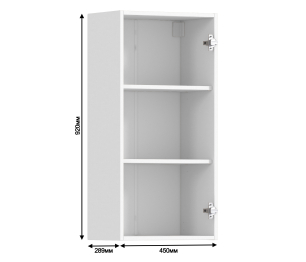 Регина корпус для шкафа навесного 1 дв 45х93 см