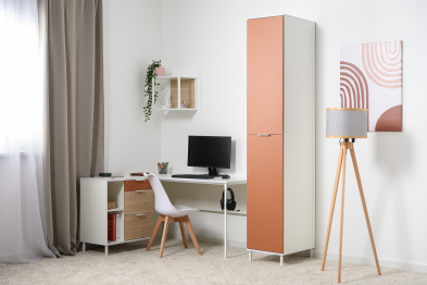 Шкаф-пенал Марвэл 16.316.02, белый, безмолвная пустыня