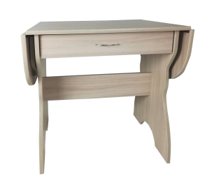 Стол уши-ящик ЛДСП ясень шимо светлый