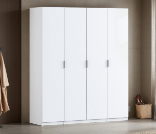 Шкаф четырехдверный Макс 2000 мм, вариант №4 (ЛДСП)