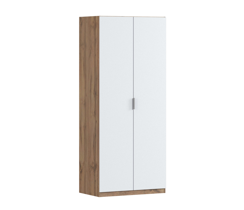 В спальню, Шкаф двухдверный Макс 1000 мм, вариант №2 (ЛДСП, корпус дуб вотан)